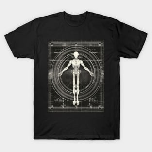 Vitruvian Alien No. 1 T-Shirt